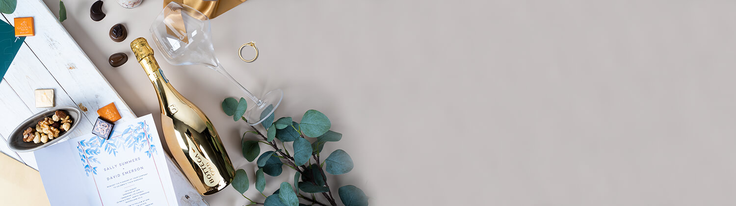 Cadeaux, paniers cadeaux et fleurs de mariage