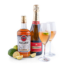 The Old Cuban cocktail with Bacardí Añejo Cuatro rum and Piper Heidsieck champagne is highly recommended!