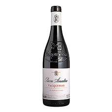 Pierre Amadieu Vacqueyras is a rich, intense red wine from the Rhone region of France.