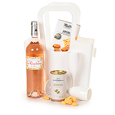 Apero gift bag with La Gordonne Rosé Wine & Snacks