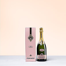 Pommery Apanage Rosé is a beautiful pale pink Champagne that highlights the finesse of its bubbles. Created from the finest vintages of the House, this rosé has lovely aromas of red currants, raspberries, and woodland strawberries with notes of crisp green apples.