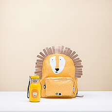 Your little one will be ready for back to school or daily adventures with this adorable backpack and stainless steel water bottle set by Trixie.