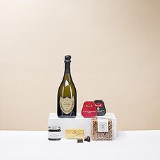 Dom Pérignon and snacks