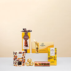 Célébrez les occasions les plus festives de la vie avec un délicieux chocolat ! Vos amis et votre famille apprécieront chaque instant de ce cadeau chocolaté exclusif, composé des meilleurs chocolatiers belges, dont Godiva et Corné Port-Royal Royal.