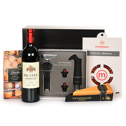 Bordeaux Wine & Cheese Connoisseur Gift Set