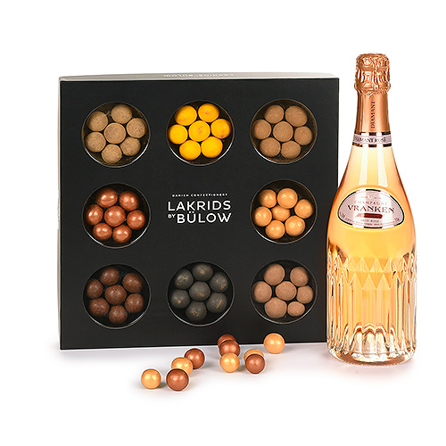 Lakrids Selection & Vranken Diamant Champagne Rosé - Gluten-free