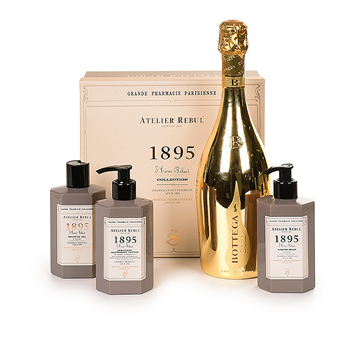 Atelier Rebul : 1895 gift box & Bottega Gold prosecco