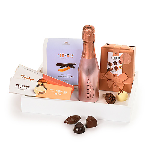 Neuhaus Tray With Bottega Rosé & Chocolates