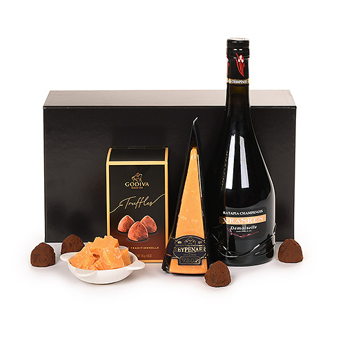 Vranken Ratafia Champenois, cheese & truffles