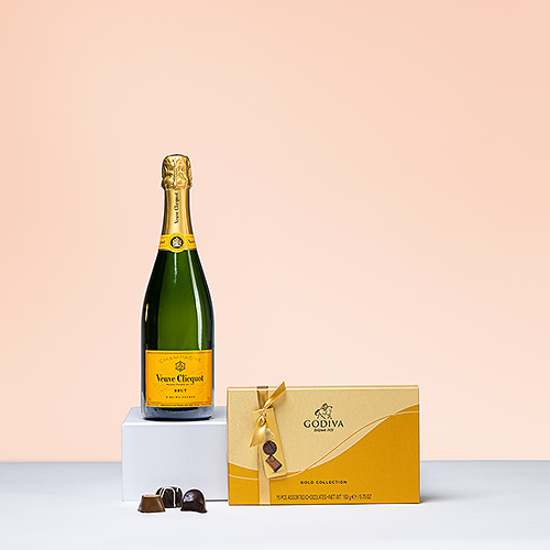 Godiva Gold Chocolates & Champagne