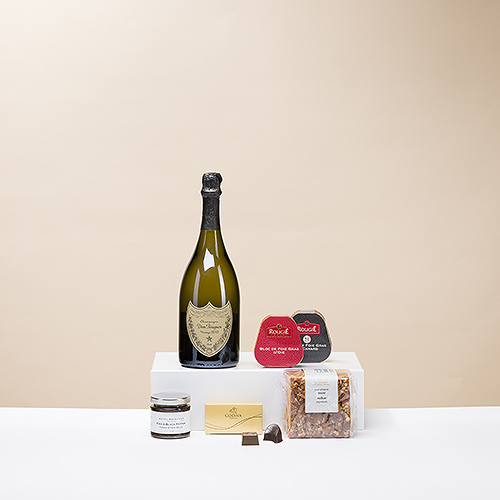 Dom Pérignon and snacks