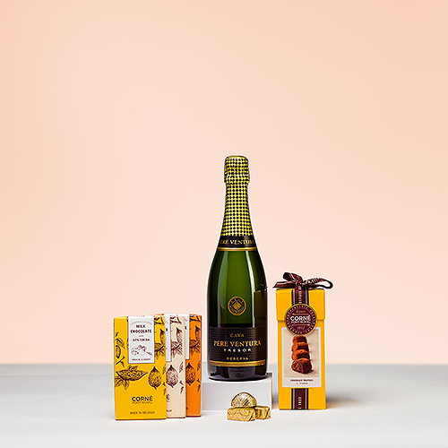 Cava Père Ventura & Corné Port-Royal Chocolats