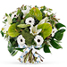 Trias Bouquet Blanc Scintillant - Prestige (45 cm) [01]