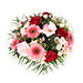 Pink & Red Bouquet & Godiva Chocolate Velvet Giftbox [03]
