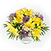 Yellow Lilies Bouquet & Veuve Clicquot Champagne [02]