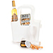 Apero gift bag with Italian Chardonnay wine, glasses & snacks [02]