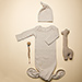 Mushie Newborn set with Trixie Giraf - Beige [01]