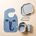 Dinerset Cloud & Bib Mrs. Eléphante [01]